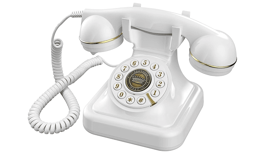 Telefono Luna, bianco